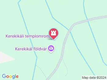 Kerekikáli templomrom Mindszentkálla a térképen