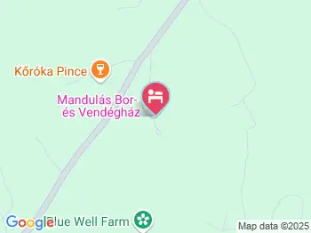 Mandulás Vendégház Mindszentkálla a térképen