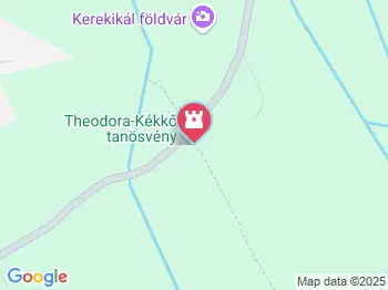 Theodora-Kékkő tanösvény Mindszentkálla a térképen