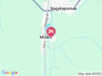 Fábiánics Kastély Misefa a térképen