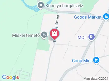 Tóth Menyhért Alkotóház Miske a térképen