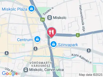 Aranykasza Söröző Miskolc a térképen