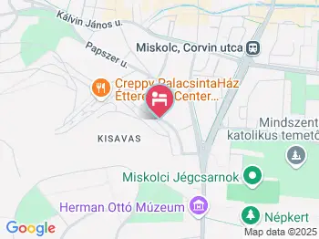 Aranykorona Hotel Miskolc a térképen