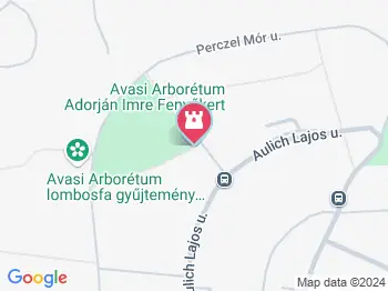 Avasi Arborétum Miskolc a térképen