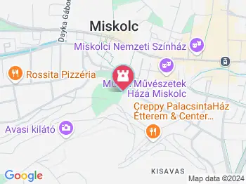 Avasi református temető Miskolc a térképen
