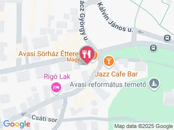 Avasi Sörház Miskolc a térképen