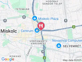 Bersa Food 2GO Miskolc a térképen