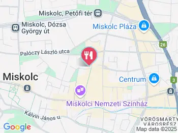 Berze Kávézó Miskolc a térképen