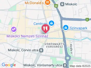 Borsodi Söröző Miskolc a térképen