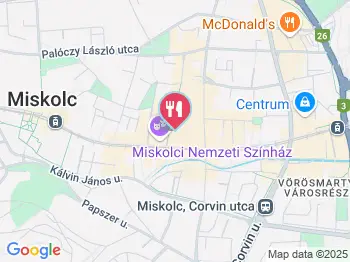 Central Station Söröző Miskolc a térképen