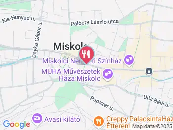 Döbrögi Kürtöskalács Miskolc a térképen