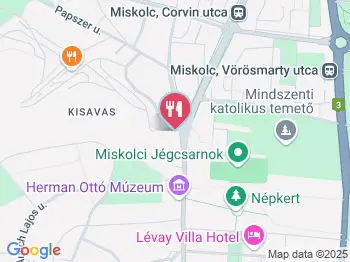 Dűlő Miskolc a térképen