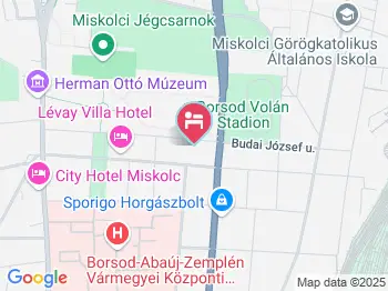 Fiáker Panzió Miskolc a térképen
