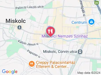 Ficzak Miskolc a térképen