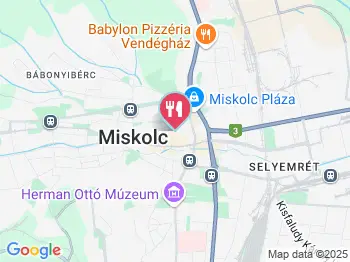 Régiposta Kisvendéglő Miskolc a térképen