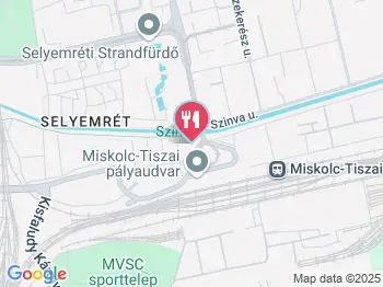 Fullon Büfé - Tiszai Pályaudvar Miskolc a térképen