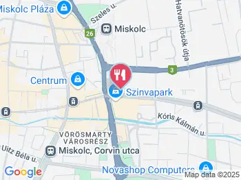 Gyöngy Cukrászda Miskolc a térképen