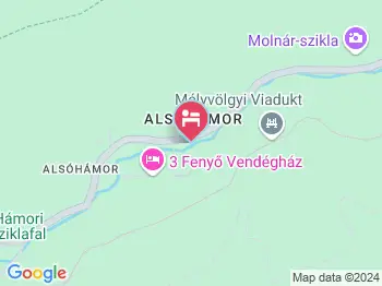 Hámori Álom Miskolc a térképen