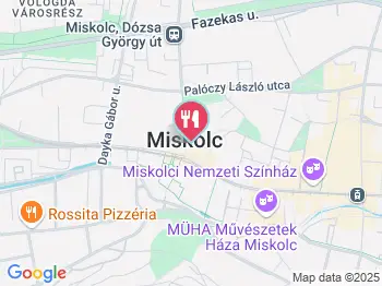 Keszegsütő Miskolc a térképen