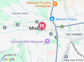 Kispipa Halászcsárda Miskolc a térképen