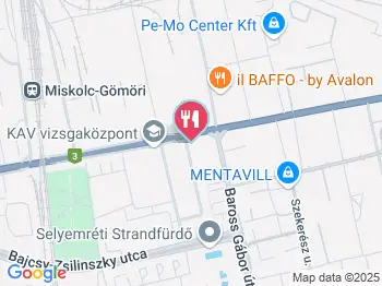 Kor-hely Kocsma Miskolc a térképen