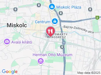 Korzó Presszó Miskolc a térképen