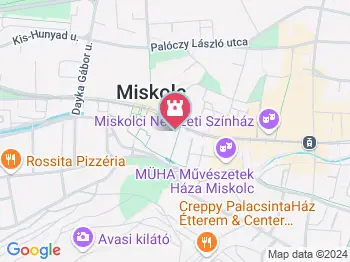 Kossuth Lajos Miskolc a térképen