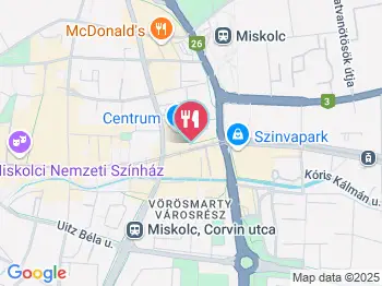 Lecsó Plusz Étterem Miskolc a térképen