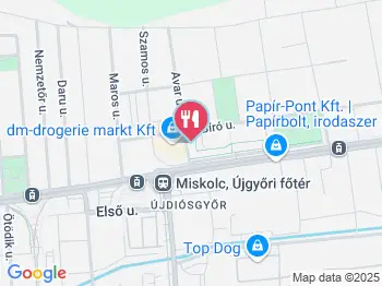 Malibu Étterem & Pizzéria Miskolc a térképen