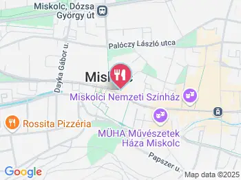 Málnás Fagyizó Miskolc a térképen