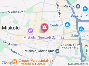 Mancs szobor Miskolc a térképen