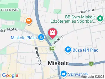 Miskolc-Belvárosi Nagyboldogasszony Görögkatolikus Székesegyház Miskolc a térképen