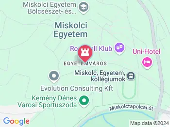 Miskolci Egyetemtörténeti Gyűjtemények Miskolc a térképen