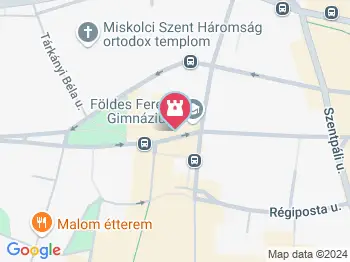 Miskolci Nagyboldogasszony Minorita templom Miskolc a térképen