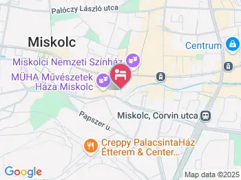 Mokka Apartman Miskolc a térképen