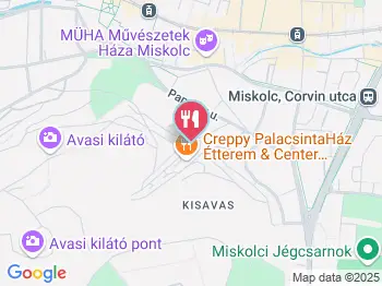 Creppy PalacsintaHáz Miskolc a térképen