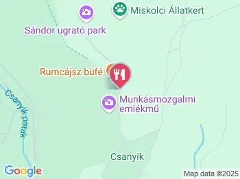 Park Terasz Büfé Miskolc a térképen