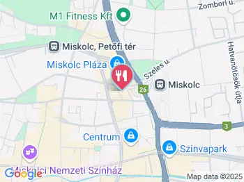 Pek-Snack Miskolc a térképen