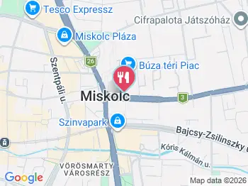 Piac Presszó Miskolc a térképen