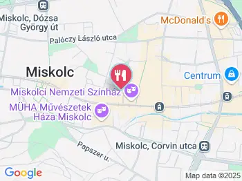 Pizza, Kávé, Világbéke Miskolc a térképen