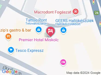 Premier Hotel Miskolc Miskolc a térképen