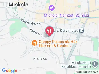Rákóczi Pince Étterem Miskolc a térképen