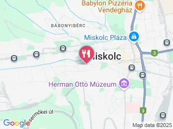 Rossita Pizzéria Olaszos Vendéglő Miskolc a térképen