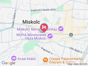 SenoRita Apartman Miskolc a térképen