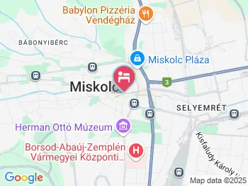 Szinva Terasz Apartmanok Miskolc a térképen