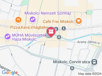 Szinva terasz Miskolc a térképen