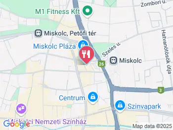 Tafa Pékség Miskolc a térképen