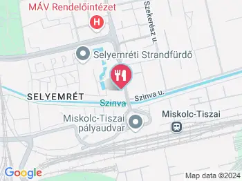 Tiszai Sas Borozó Miskolc a térképen