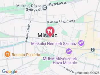 Tokaji Borozó Miskolc a térképen