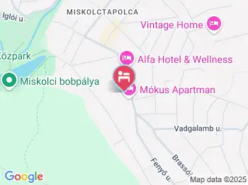 Tündéri Családos Apartmanok Miskolc a térképen